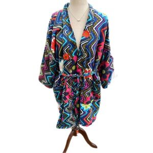 Tepper Jackson ~ Small/Medium ~Multi-Colors ~ Hippie/ Floral/ Geometric ~ Robe